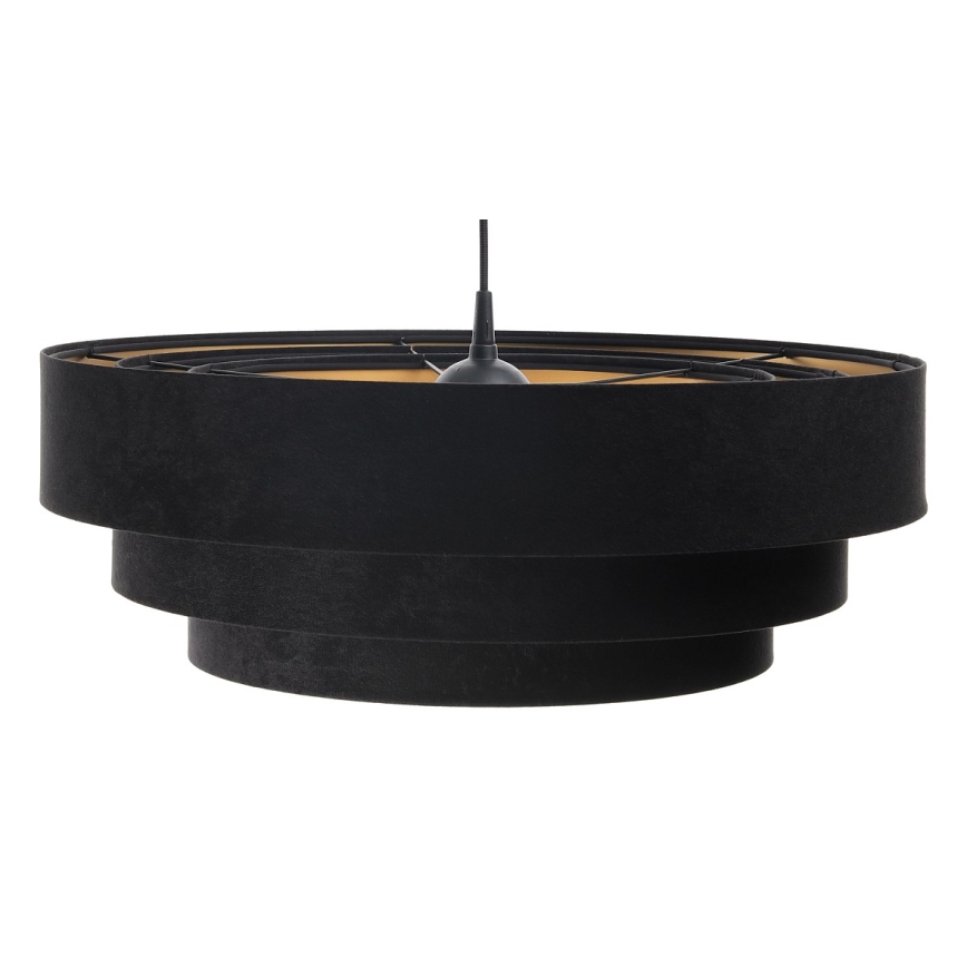 Подвесная люстра TRINITI 1xE27/60W/230V черный/золотистый