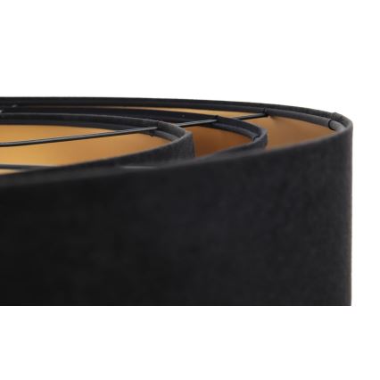 Подвесная люстра TRINITI 1xE27/60W/230V черный/золотистый