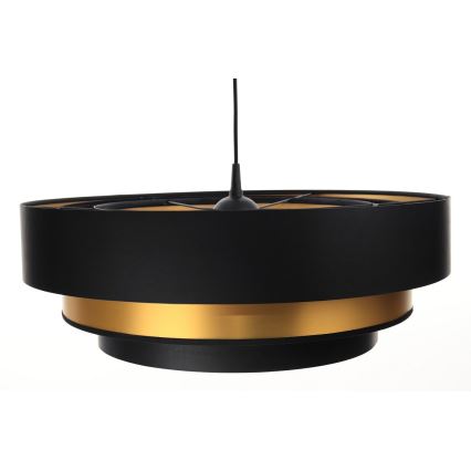 Подвесная люстра TRINITI 1xE27/60W/230V черный/золотистый