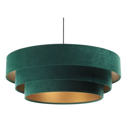 Подвесная люстра TRINITI 1xE27/60W/230V зеленый/золотистый