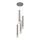 Подвесная люстра TUBA 4xE27/15W/230V серая