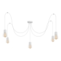 Подвесная люстра TUBE LONG 5xE27/10W/230V белый