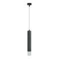 Подвесная люстра TUBI 1xGU10/8W/230V черный