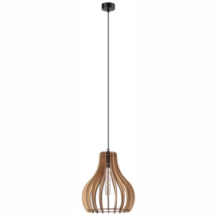 Подвесная люстра TUCCI 1xE27/60W/230V диаметр 29 см дуб