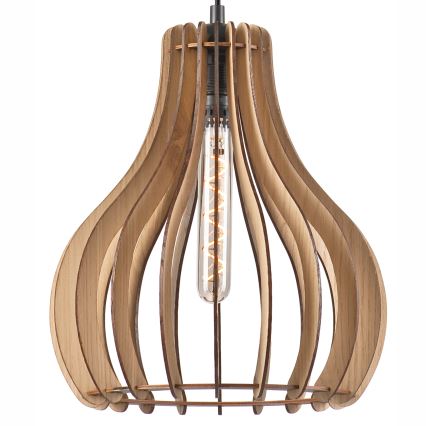 Подвесная люстра TUCCI 1xE27/60W/230V диаметр 29 см дуб