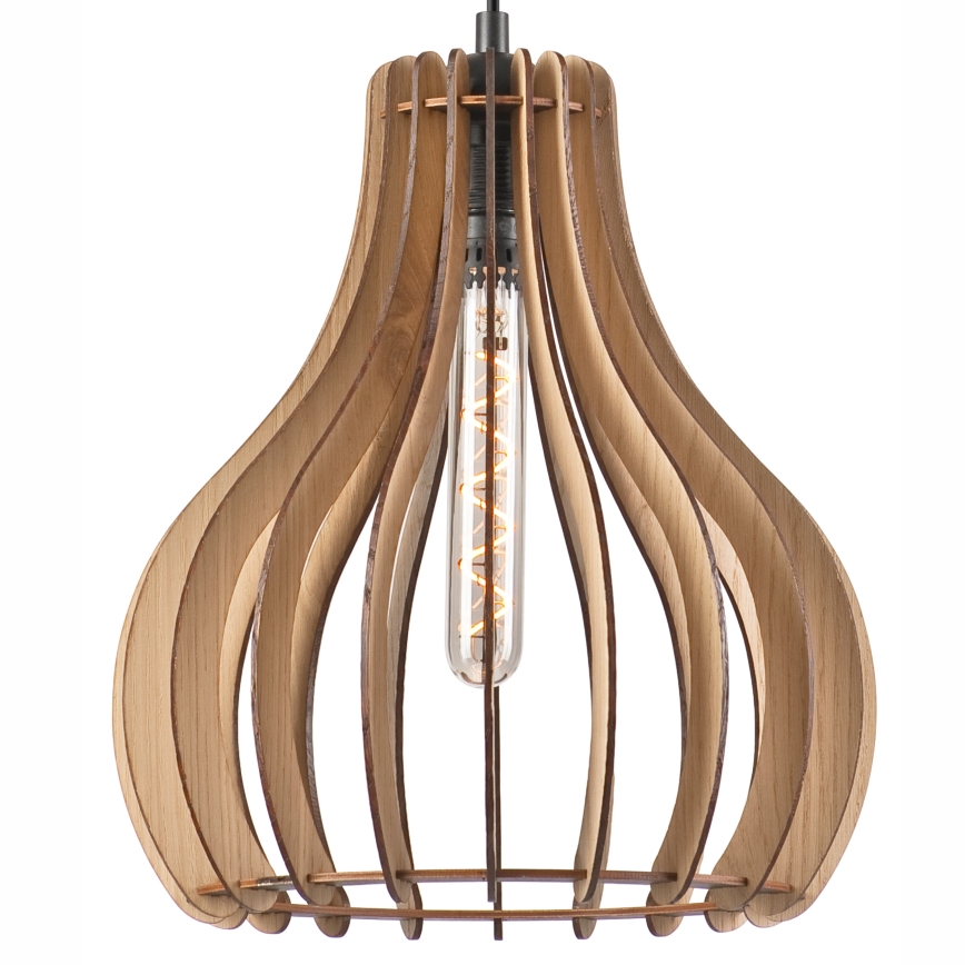 Подвесная люстра TUCCI 1xE27/60W/230V диаметр 29 см дуб