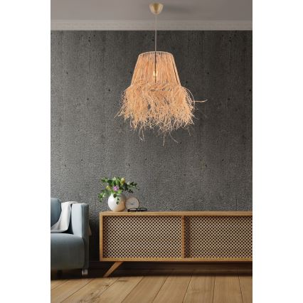 Подвесная люстра VALANCE 1xE27/40W/230V коричневый
