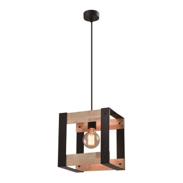 Подвесная люстра VARNA 1xE27/40W/230V дуб