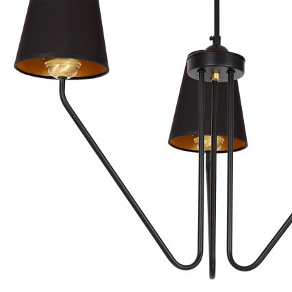 Подвесная люстра VICTORIA 3xE27/60W/230V черная