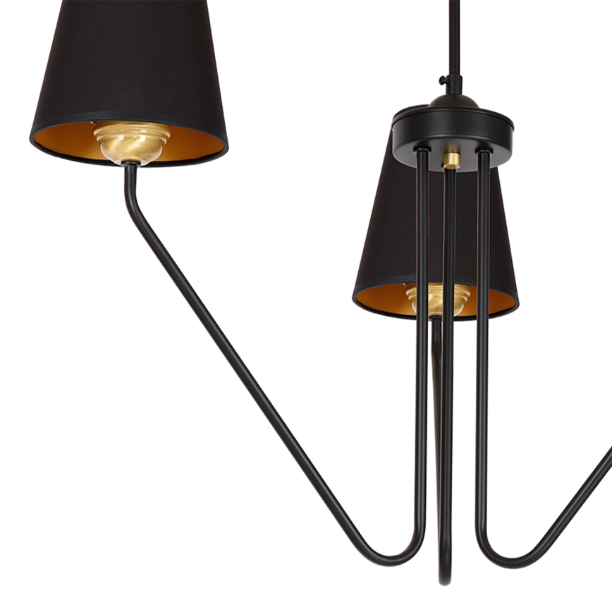 Подвесная люстра VICTORIA 3xE27/60W/230V черная