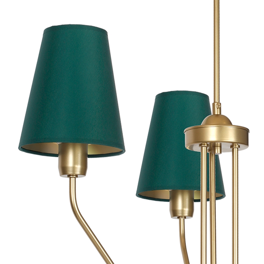 Подвесная люстра VICTORIA 3xE27/60W/230V зеленая