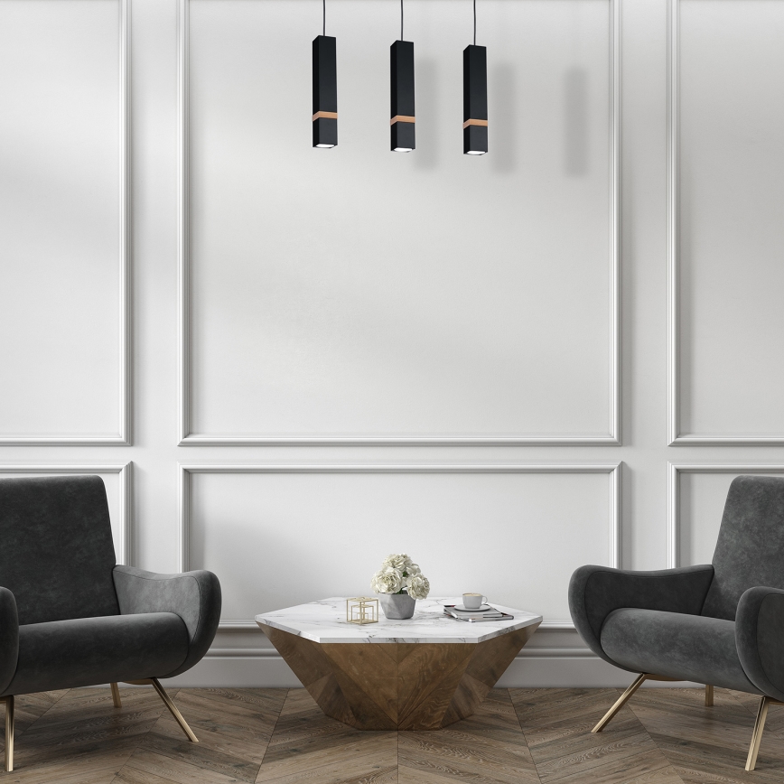 Подвесная люстра VIDAR 3xGU10/25W/230V