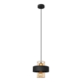 Подвесная люстра VOLTA 1xE27/15W/230V черная/золотая