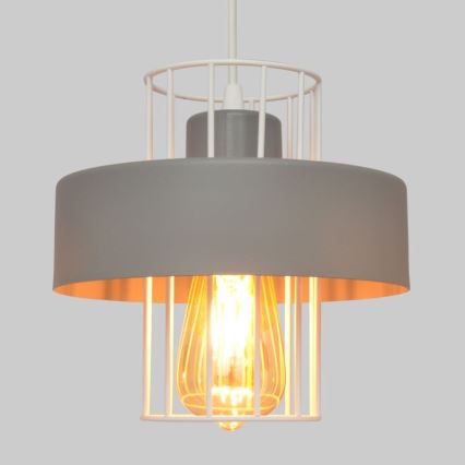Подвесная люстра VOLTA 1xE27/15W/230V серая