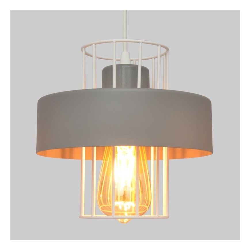 Подвесная люстра VOLTA 1xE27/15W/230V серая