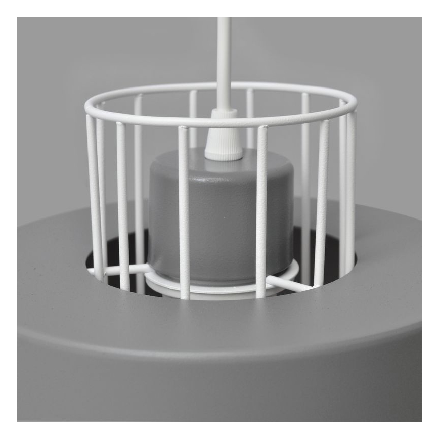 Подвесная люстра VOLTA 1xE27/15W/230V серая