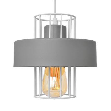 Подвесная люстра VOLTA 1xE27/15W/230V серая