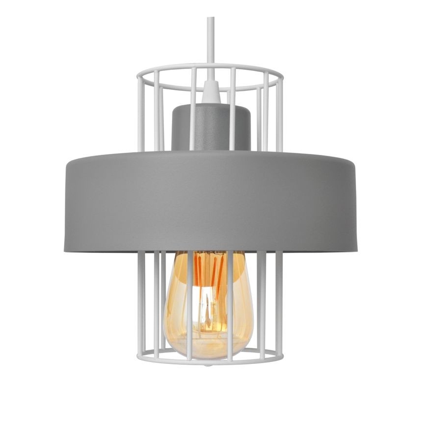 Подвесная люстра VOLTA 1xE27/15W/230V серая