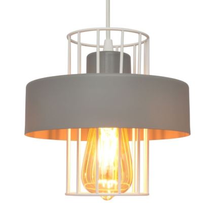Подвесная люстра VOLTA 1xE27/15W/230V серая