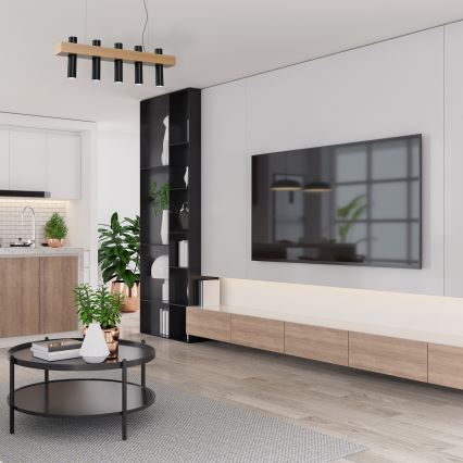 Подвесная люстра WEST 5xGU10/25W/230V черный