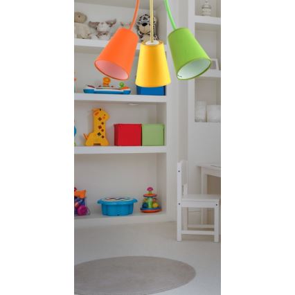 Подвесная люстра WIRE COLOUR 3xE27/60W/230V
