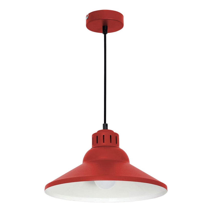 Подвесная люстра WORKS 1xE27/15W/230V красный