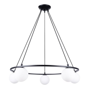 Подвесная люстра YOLI 5xG9/8W/230V черный
