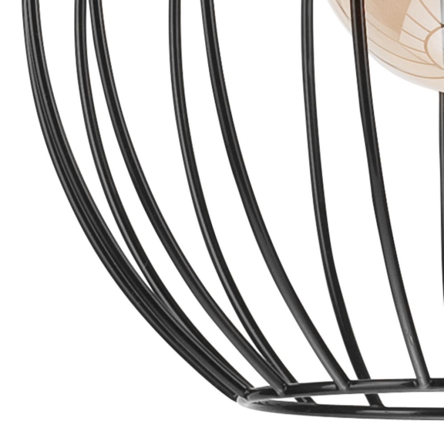 Подвесная люстра ZOYA 1xE27/60W/230V черная