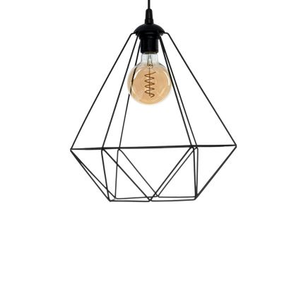 Подвесной светильник BASKET 1xE27/60W/230V черный