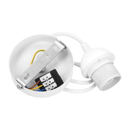Подвесной светильник BOHO на шнуре 1xE27/60W/230V, диаметр 40 см, белый