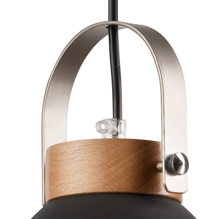 Подвесной светильник на тросе DANIELLE 2xE27/60W/230V бук