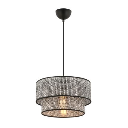 Подвесной светильник ECHO 1xE27/60W/230V серый/черный