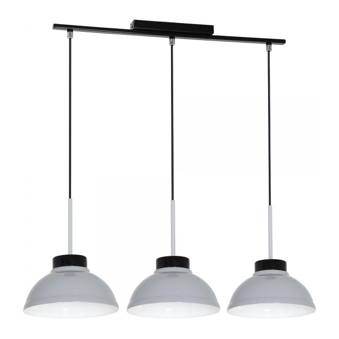 Подвесной светильник FACTOR GREY 3xE27/60W/230V