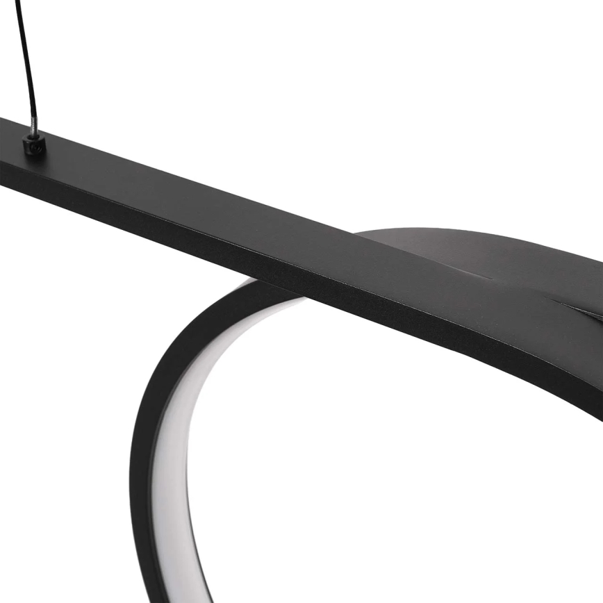 Подвесной светильник LED на тросе ODETTA LED/30 Вт/230 В 4000 К чёрный