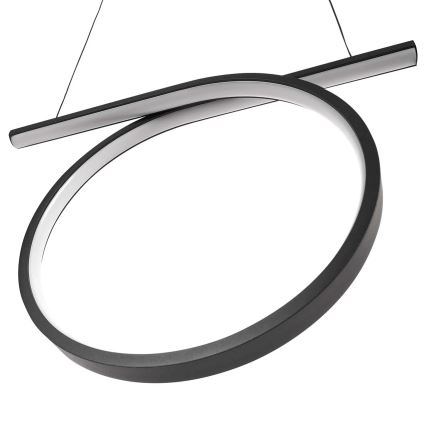 Подвесной светильник LED на тросе ODETTA LED/30 Вт/230 В 4000 К чёрный