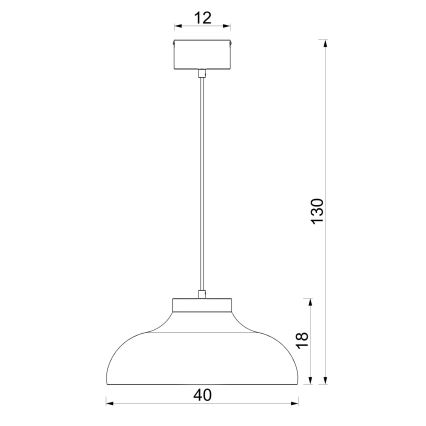 Подвесной светильник на шнуре BASCA 1xE27/15W/230V бежевый