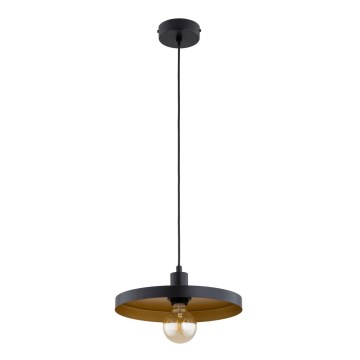 Подвесной светильник на шнуре LITO 1xE27/15W/230V черный