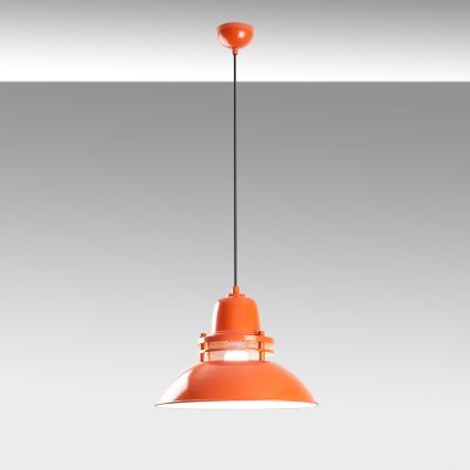 Подвесной светильник на шнуре TIBET 1xE27/40W/230V оранжевый