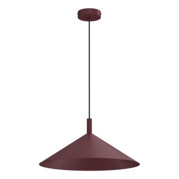 Подвесной светильник на тросе ANEGA 1xGX53/15W/230V, диаметр 40 см, бордовый