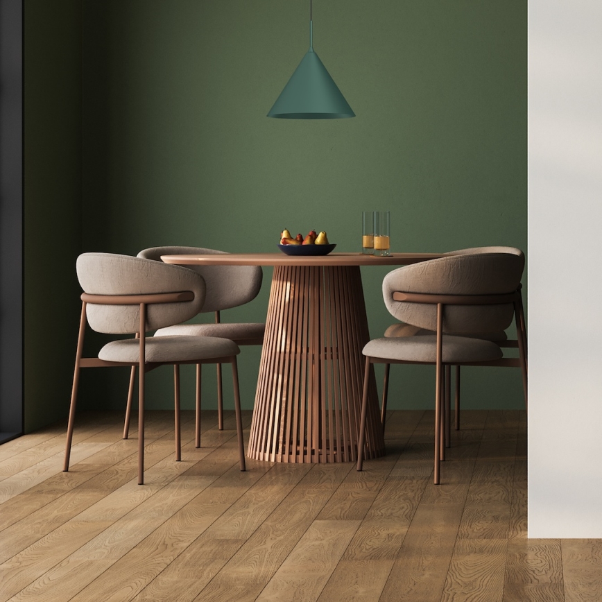 Подвесной светильник на тросе CAPITAL 1xGX53/15W/230V диаметр 32 см зелёный