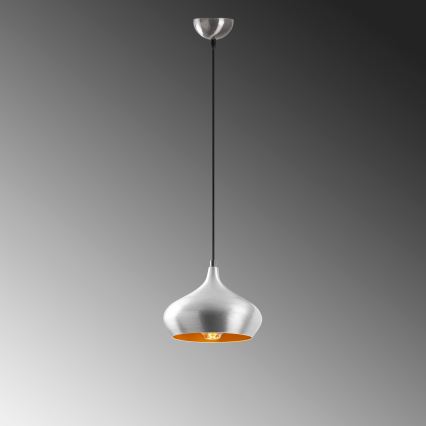 Подвесной светильник на тросе DODO 1xE27/40W/230V, матовый хром