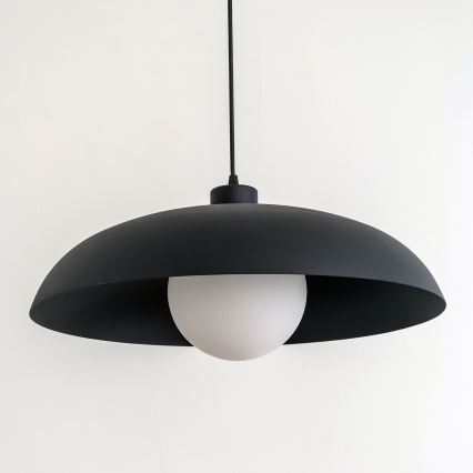 Подвесной светильник на тросе ECLIPSE 1xE27/15W/230V чёрный