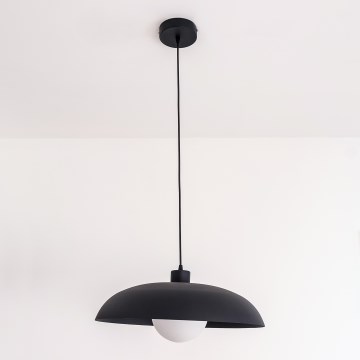 Подвесной светильник на тросе ECLIPSE 1xE27/15W/230V чёрный