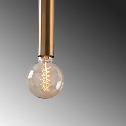 Подвесной светильник TEMPO на тросе 1xE27/40W/230V, золотой