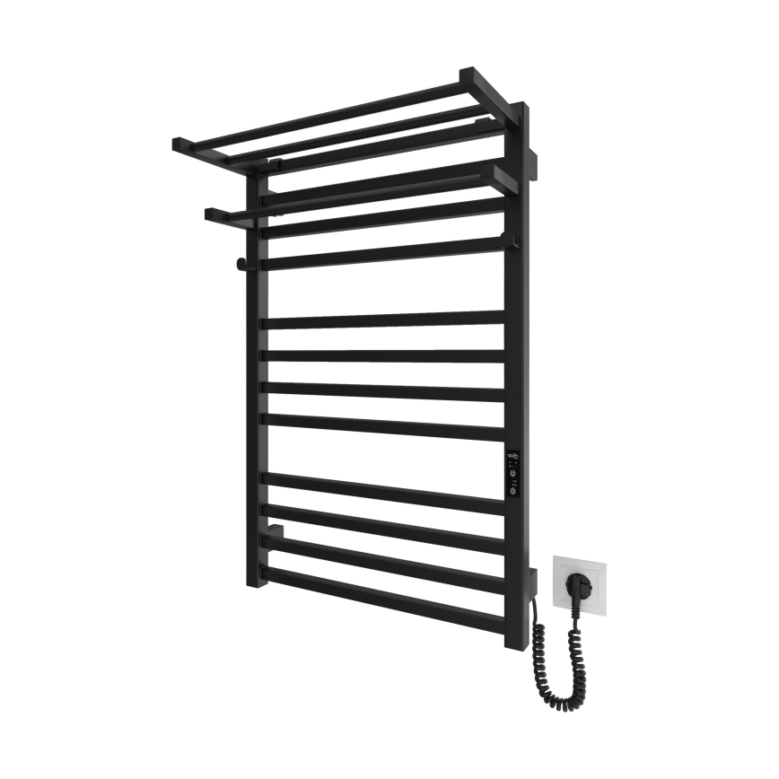 Полотенцедержатель на радиатор для ванной HF SHEFFIELD 52x20,4 cm чёрный