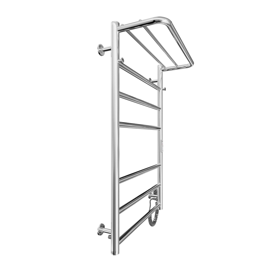 Полотенцесушарка для ванної HOME 95W/230V 77x53 см нержавіюча сталь/хром права