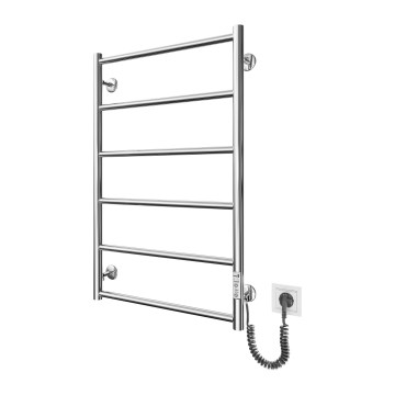 Полотенцесушитель-лесенка для ванной CLASSIC 110 Вт/230 В 80×53 см нержавеющая сталь/полированный хром правосторонний