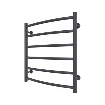 Полотенцесушитель-лесенка для ванной INOX CLASSIC 122 Вт/230 В, 57x53 см, нержавеющая сталь/антрацит