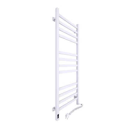 Полотенцесушитель-лесенка для ванной с термостатом AVANGARD 227W 120x48cm белый правосторонний