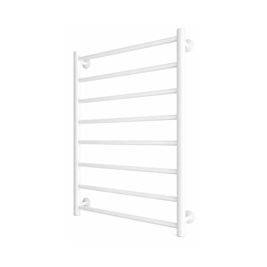Полотенцесушитель-лестница для ванной INOX FLAT, 163 Вт/230 В, 77x53 см, нержавеющая сталь/белый
